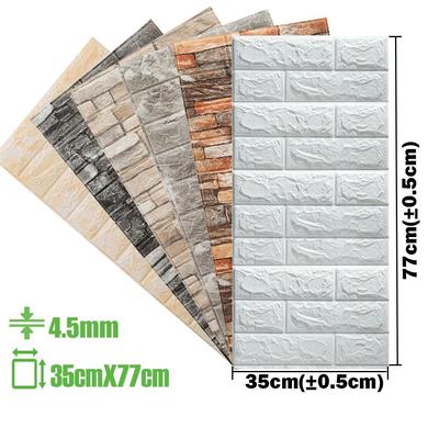 3d пенопластовые наклейки на стену, панели, кирпичные водостойкие клейкие обои, гостиная, спальня, домашний декор для ванной комнаты