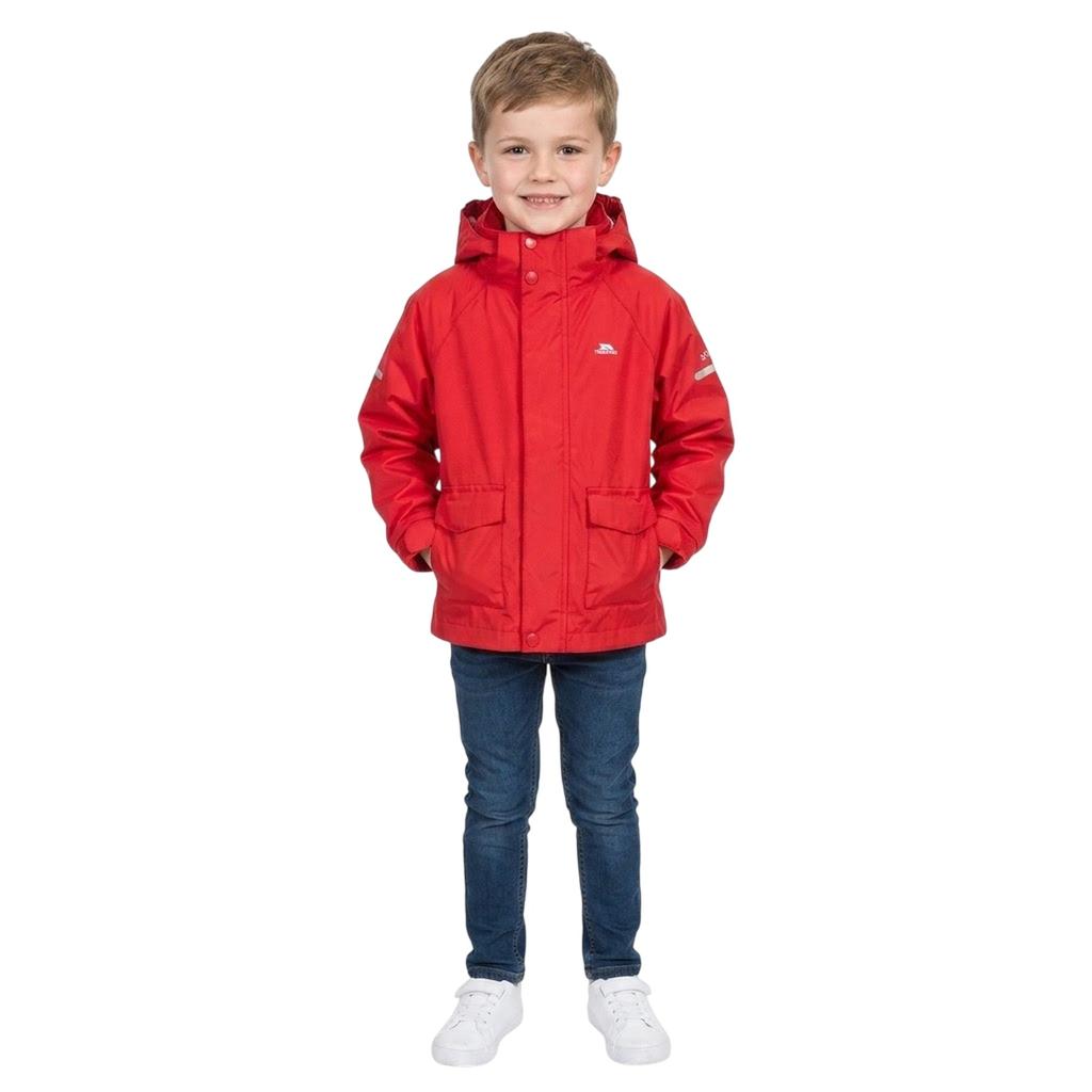 Trespass Childrens/Kids Detachable Hood Waterproof Jacket