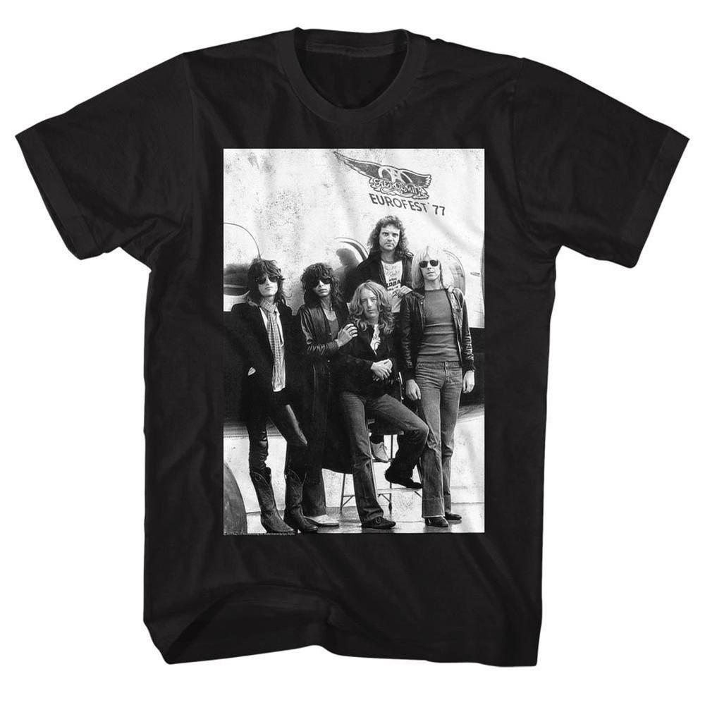 Aerosmith Аэроплан Музыкальная Футболка Унисекс