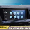 Закаленное стекло, автомобильная навигационная пленка для экрана, защитные наклейки для приборной панели, наклейки для Volkawagen VW Golf 8 MK8 2022, аксессуары