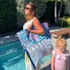 2-in-1 Floating Hammock Beach Tote Reusable Easy To Carry Inflatable Water Hammock Pool Floats Swimming Lounger
