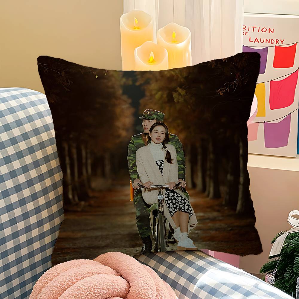 Korean Crash Landing On You Personalized Pillow Dust Cover Bedroom Kids Party Decoration Pillowcase Birthday Children Gift
