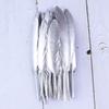 20Pcs High Quality Golden Silver Goose Feathers For Crafts Jewelry Making Accessories Wedding Home Decoration