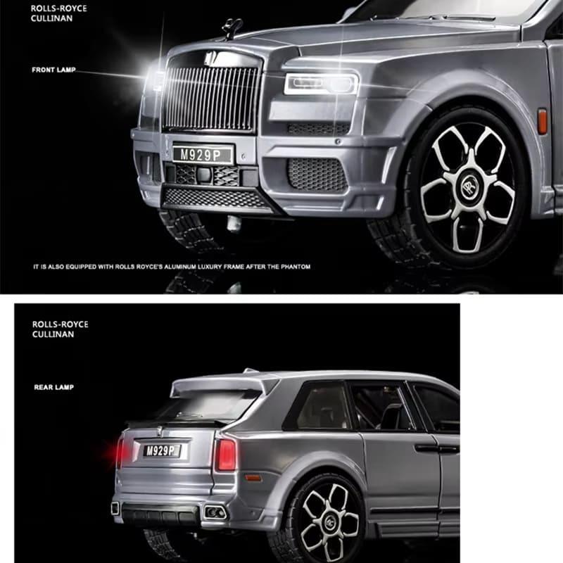 1:20 Rolls-Royce SUV Cullinan Alloy Luxury Car Model Die Литой металлический игрушечный автомобиль Модель автомобиля Звук и свет инерционный двигатель с шестью дверями Детская игрушка в подарок