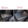Black Leather Middle Console Armrest Box Cover For Hyundai Tucson 16-2018