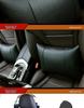 All-Season Genuine Leather Car Headrests & Lumbar Support Pillows