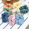 5PCS Mixed Colors Fashion Hair Bands Korean Elastic Satin Silk Dots Hair Tie for Women Girls Ponytail Holder Scrunchie