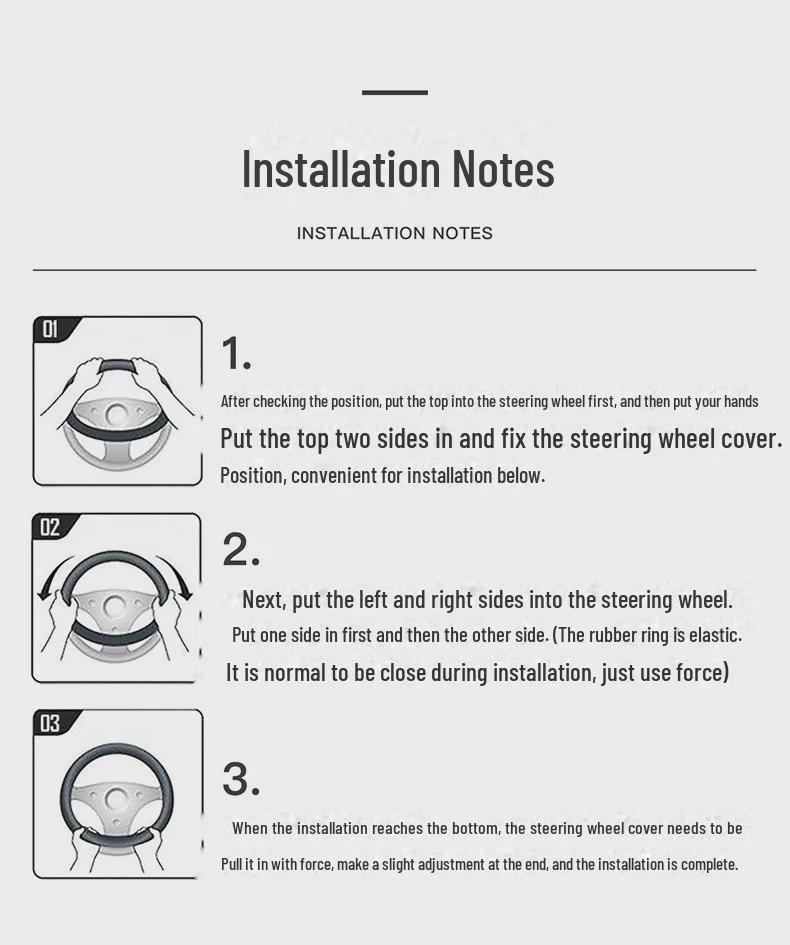 Mazda 6 Atez/Mazda 2/CX5/CX4/Angkesaila/Ruiyi/CX30 Leather Steering Wheel Cover