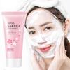 LAlKOU Sakura Gentle Cleansing Facial Cleanser Shrink Pores Deep Clean Oil Control Remove Blackhead Moisturizing Skin Care