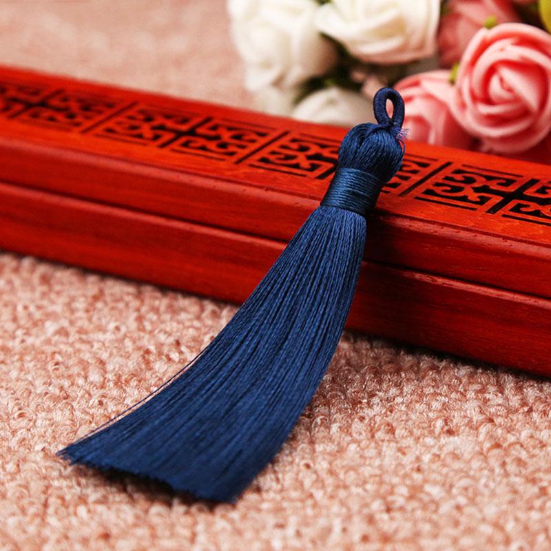 Creative Crafts 1PC/1Pair New Hot DIY 8cm Jewelry Accessories Bookmark High Quality 25 Colors Handmade Bohemia Long Silk Tassel for Earrings
