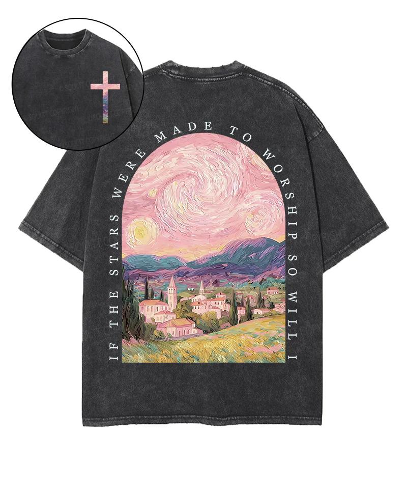 2026 Hot Sale Harajuku Art Printed T-shirt Men Women Clothing Summer O-Neck Short Sleeve Cotton Tshirt Gothic Y2k Washed Oversized Tees Tops