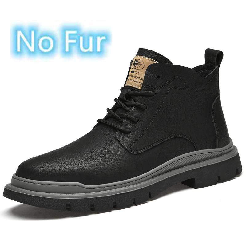 Мужские ботинки из натуральной кожи, мужские низкие повседневные кроссовки, высококачественные мужские универсальные ботильоны, новинка 2024 года, мужские базовые ботинки на шнуровке