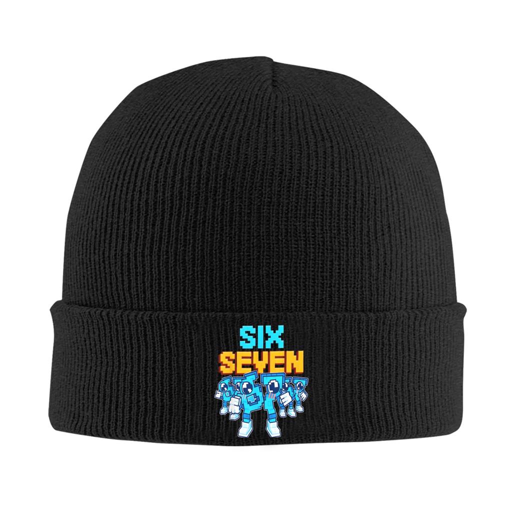 67 Six Seven Meme Knitted Hat for Women Men Beanies Winter Hat Acrylic Warm Caps