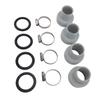 Pool Filter Pump Connector Adapter Sturdy Secure Connection B Type Hose Adapter for 1.25in To 1.5in Hose