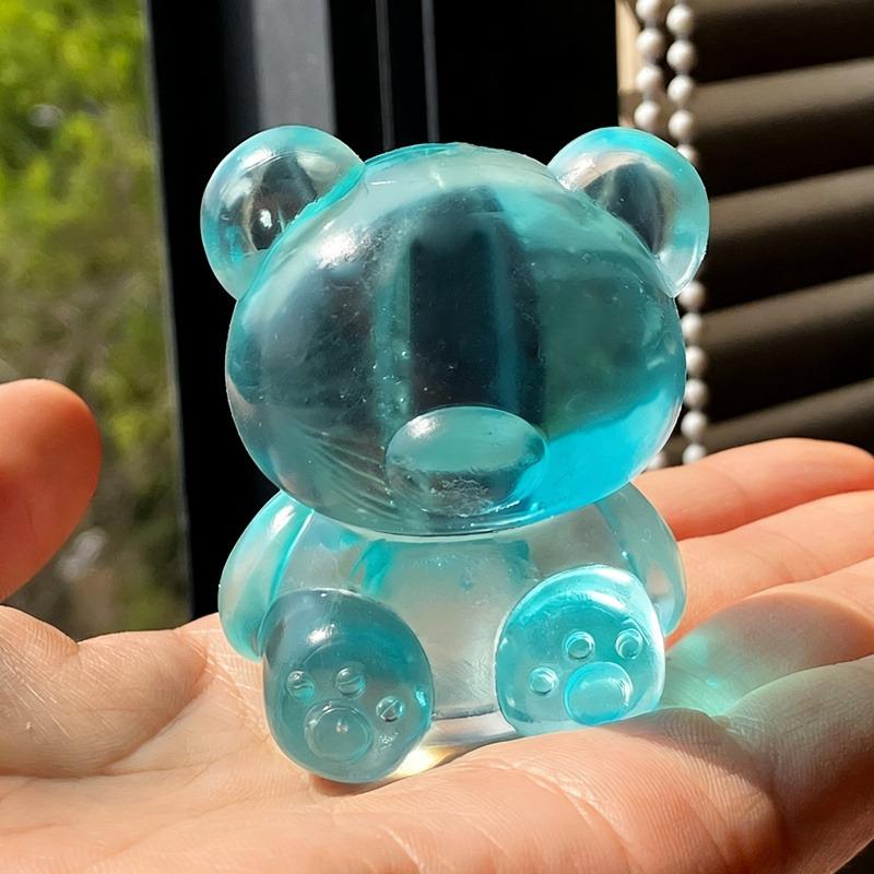 Slow Rebound Bear Squishy Fidget Toys Soft Squeeze Stress Relief Toy for Kids & Adults, Party Favors
