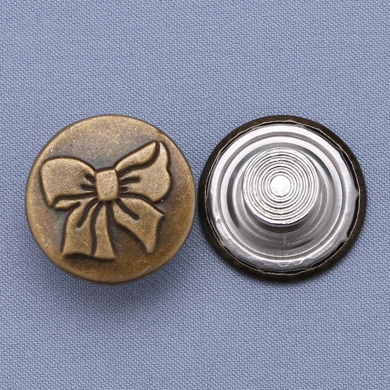 Регулируемые бесшовные металлические пуговицы для джинсовой ткани, съемная утягивающая талию волшебная кнопка