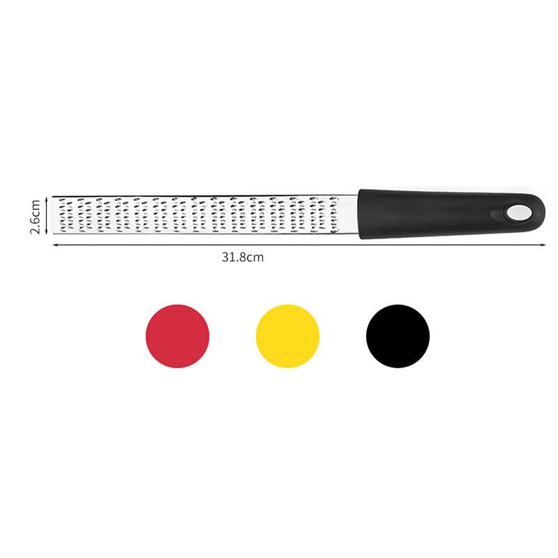 1pcs Stainless Steel Wire Grater Plastic Anti Slip Handle Cheese Grater Chocolate Lemon Garlic Fruit Grater Kitchen Gadget