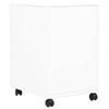 File Cabinet on Casters White 39 x 45 x 60 cm Steel