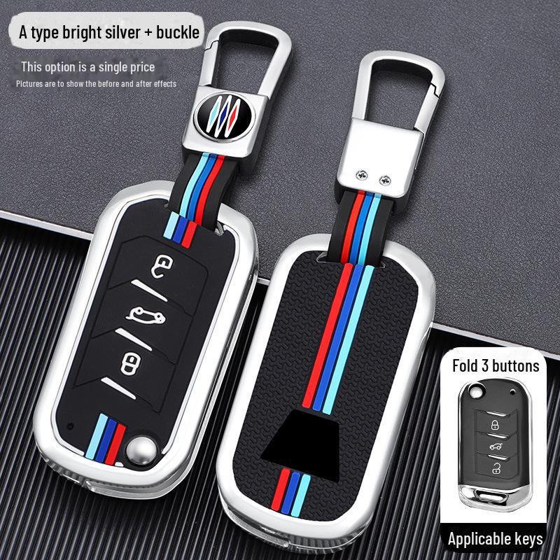 Защитный чехол для автомобильного ключа Mahindra: Металлический корпус пульта дистанционного управления с полным покрытием