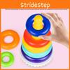 Baby Stacking Rainbow Tower Toy For Infants 6-12 Months Enhances Motor Skills