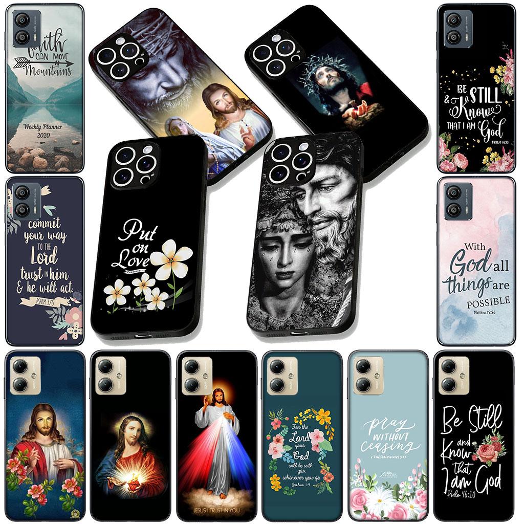 Soft Cover for Samsung Galaxy S25 S24 S23 FE Plus Ultra S7 Edge A16 A15 5G s25+ Coque Phone Case Jesus Bible Verse Christian God