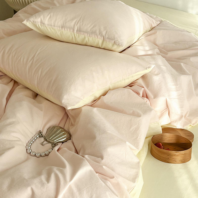 1 пара наволочек из стираного хлопка 48*74 наволочки для кровати бытовые простые мягкие пылезащитные декоративные подушки чехлы Ins