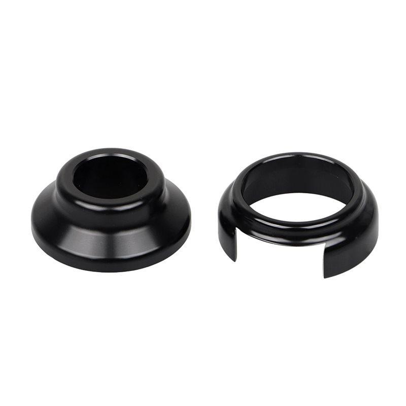 For Touring Street Glide 08-23 ABS Sensor Cover Wheel Spacer Set In Black
