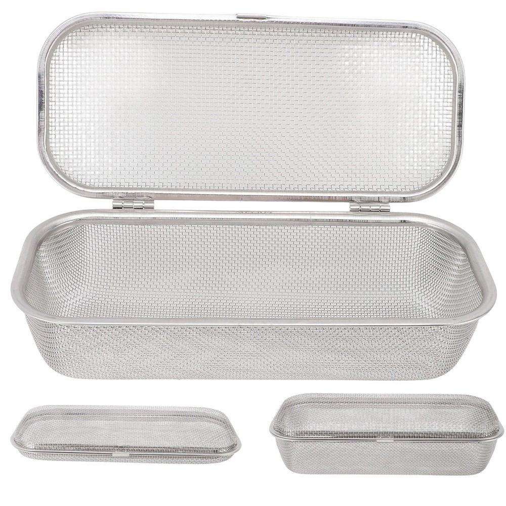 Fine Mesh Dishwasher Basket Rectangular Cutlery Holder Chopstick Basket Family Kitchen
