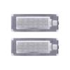 Светодиодные фонари номерного знака - Для Fiat Ducato Bus Box 2006-2020 - Пара Белые