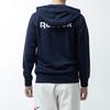 Reebok Спортивная куртка с капюшоном и застежкой-молнией с логотипом, мужские куртки, темно-синие, GV5513