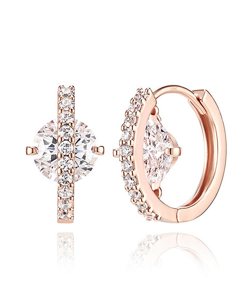Geigerjewelry 18K Gf Включая серьги с кубическим цирконием Gi8Kpee053
