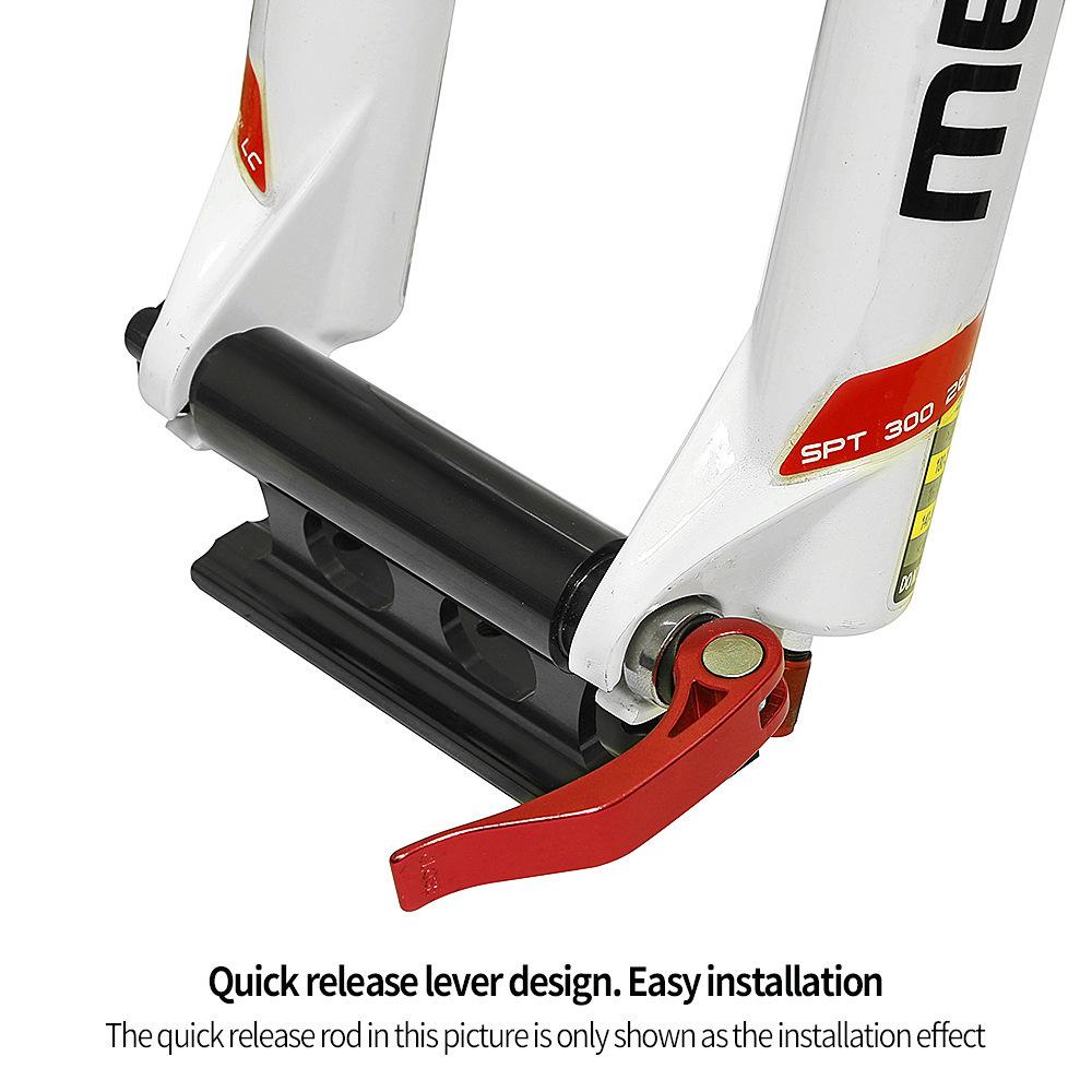 Car Roof Rack - Fixed Fork Quick Release Thru-Axle Bike Carrier
