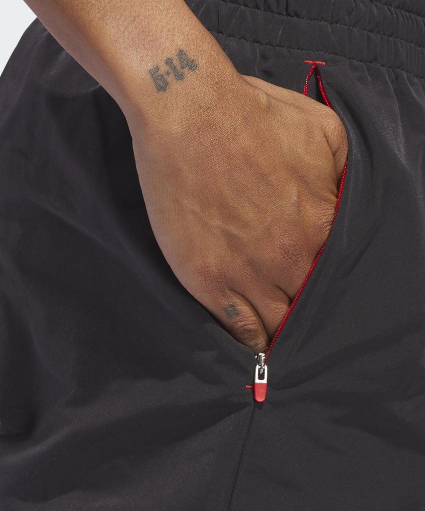 ADIDAS Basketball Woven Snap Pants - Black / Iw5639