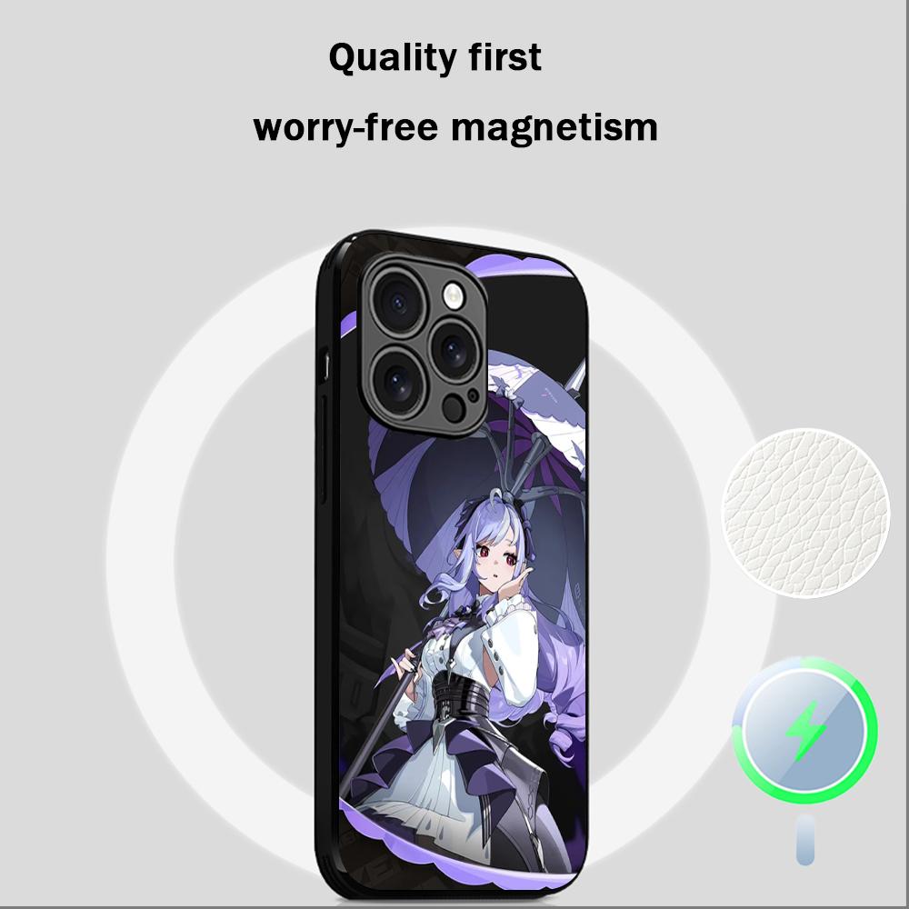 Крутая игровая девушка Vivian Чехол для телефона Для iPhone 16 15 14 13 12 11 Plus Pro Max Высококлассный Роскошный Magsafe Овечья кожа