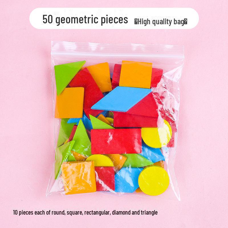 Геометрические строительные блоки и набор головоломок для детей 1 класса
