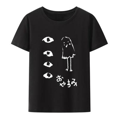 Oyasumi PunPun футболки с модальным принтом, забавная уличная одежда в стиле аниме, Camisetas, мужская и женская модная футболка с короткими рукавами в стиле Харадзюку, мультяшная футболка
