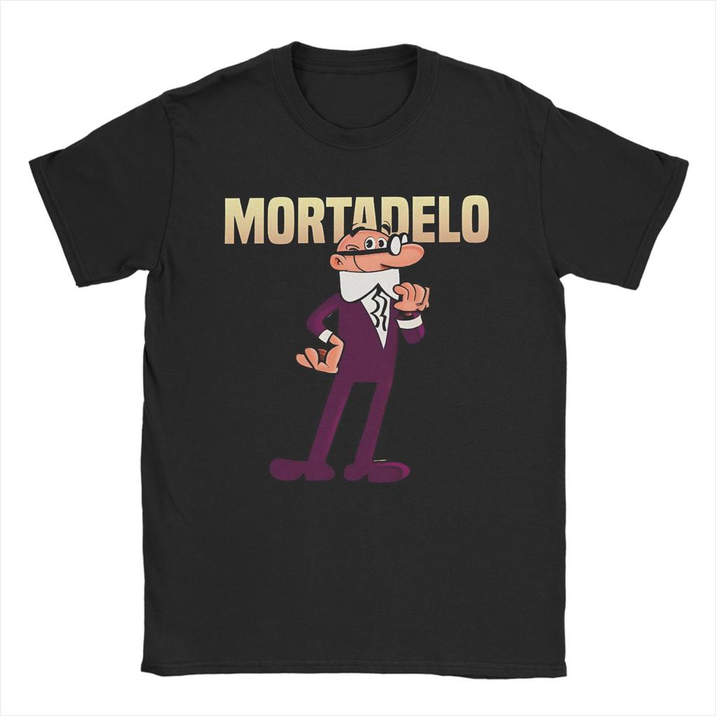 Men Women Mort & Phil Mortadelo y Filemón Shirt Cotton Graphic Printed T-Shirt  Top Clothing