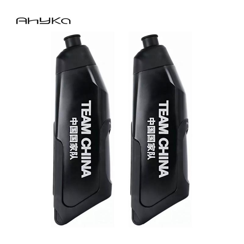 AhyKa Bicycle 600ml Aerodynamic Water Bottle Bracket Set Or Single Water Bottle MTB Road Bike Frame Down Tube Water Kettles 6