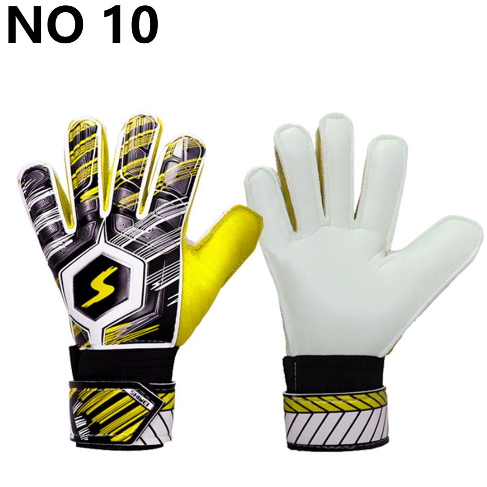 Goalkeeper Gloves Professional Breathable Soccer Goalie Gloves Thickened Full Finger Hand Protection Sports Training Accessories