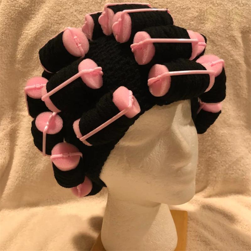 Новая связанная вручную клоунская шляпа с цветными блоками, модная и персонализированная взрослая шапка-пуловер