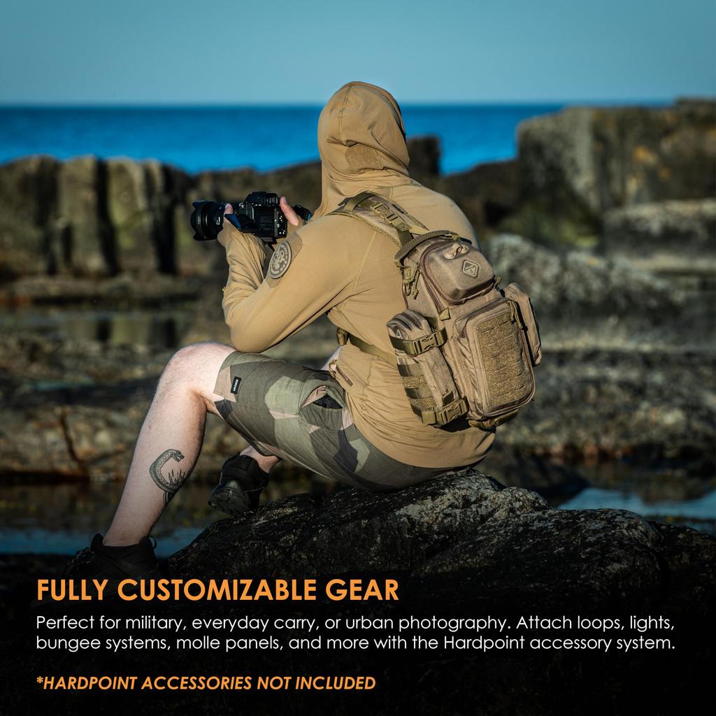 HAZARD4 DSLR Camera Sling Bag Freelance Photo and Drone Tactical Sling Pack - (Coyote) FTO-FLC-CYT