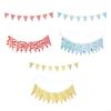 12 шт. 3,2 м Свадебные гирлянды из ткани Флажки-гирлянды Для помещений и улицы