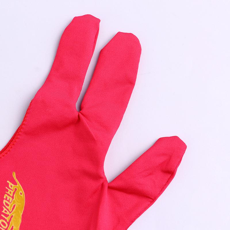 Перчатка для бильярдного кия с тремя пальцами, для левой руки, лайкра