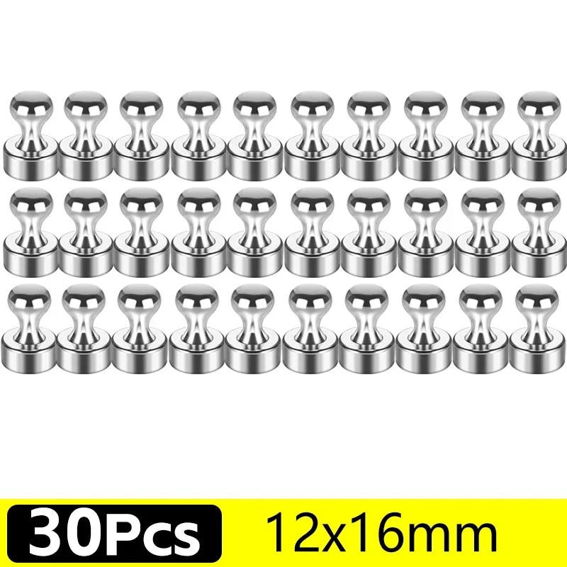 Многофункциональные Металлические Сильные Магнитные Кнопки-Магниты Магнитные Кнопки для Доски Холодильника Канцелярские Кнопки для Офиса Школы Дома