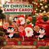 Xiaomi 50-1000PC Christmas Candy Wrapping Cards Santa Claus Penguin Design Paper Lollipop Toppers for Gift Treat Party Favor Decoration