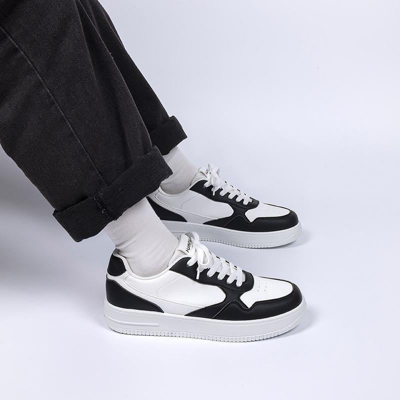 Global Thick Baseplate Shoes Men's ZHQ-HY958 Spring Men's Shoes Trend Versatile Casual Breathable Comfortable Low-top Board Shoes