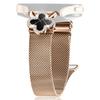 For Samsung Galaxy Gear Sport/S2 Classic Milanese Band Clover Decor Electroplated Stainless Steel Strap,Size: L