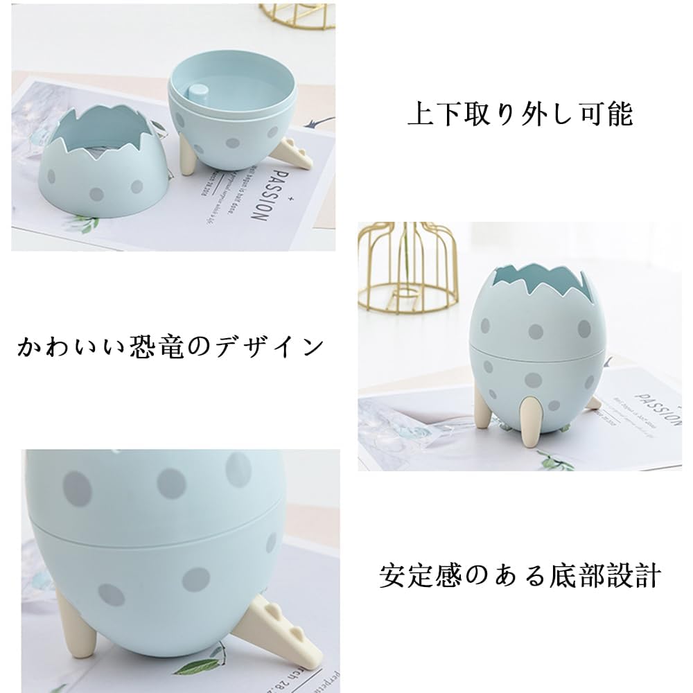 Dinosaur Egg-Shaped Pen Holder Desk Storage Box, Small Item Organizer, Pen Holder, Stationery Organizer, Home Decor for Kids' Rooms and Offices