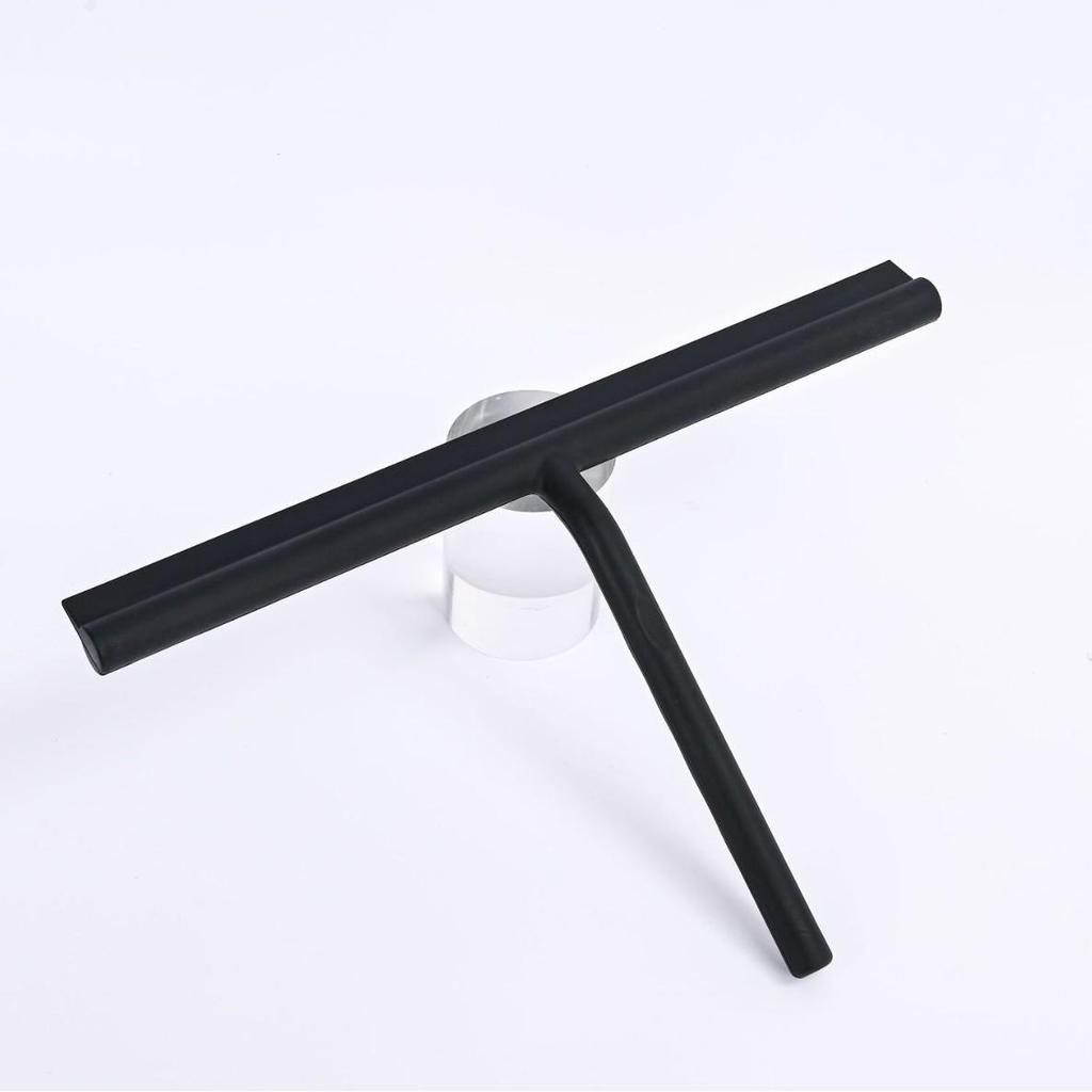 Силиконовый скребок для стекла с крючком для уборки ванной комнаты и окон