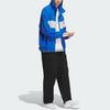 adidas Оригинальная ветровка Clover Rifta в стиле пэчворк, спортивная куртка с капюшоном, мужская верхняя одежда, синяя IU4794